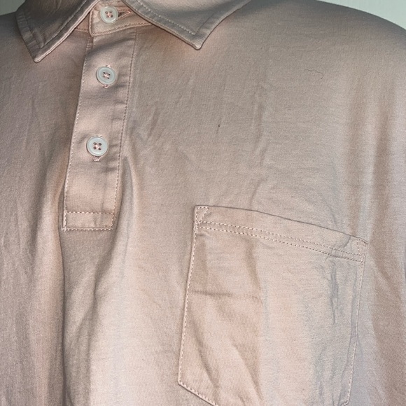 NWOT Outerknown Sojourn Polo -“Shell” Size Medium - Picture 3 of 10